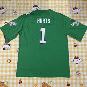 Jalen Hurts #1 Philadelphia Eagles Kelly Green Jersey NFL